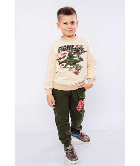 Suit for a boy Wear Your Own 122 Brown (6063-057-33-4-v24)