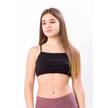 Top for a girl Wear Your Own 140 Black (6067-052-v9)
