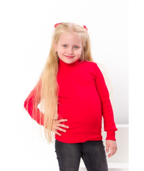 Children's turtleneck Wear Your Own 134 Red (6068-019-v134)