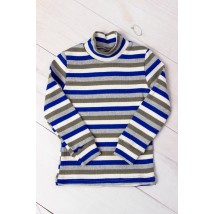 Turtleneck for a boy Wear Your Own 140 Blue (6068-022-4-v19)