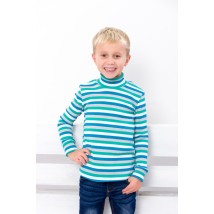 Turtleneck for a boy Wear Your Own 104 Blue (6068-022-4-v81)