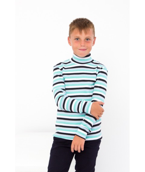 Turtleneck for a boy Wear Your Own 146 Blue (6068-022-4-v4)