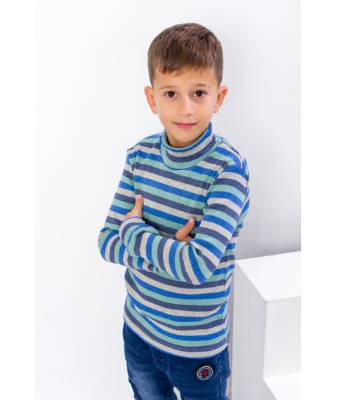 Turtleneck for a boy Wear Your Own 98 Blue (6068-022-4-v85)