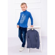 Set of turtlenecks for a boy (2 pcs.) Wear Your Own 110 Blue (6068-4-v0)