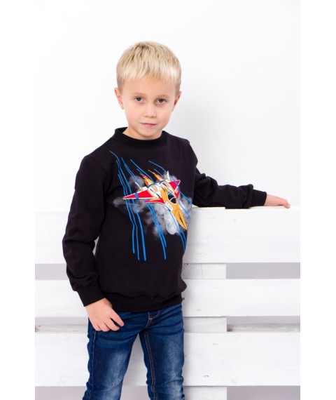 Jumper for a boy Wear Your Own 110 Black (6069-023-33-4-v33)