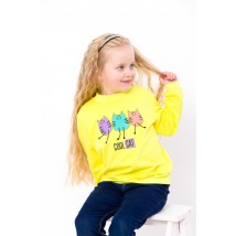Jumper for girls Wear Your Own 98 Yellow (6069-023-33-5-v63)