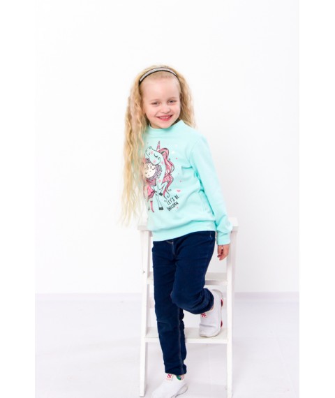 Jumper for girls Wear Your Own 110 Blue (6069-023-33-5-v41)