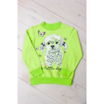 Jumper for girls Wear Your Own 86 Green (6069-023-33-5-v84)