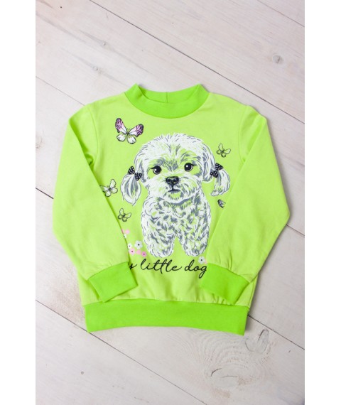 Jumper for girls Wear Your Own 86 Green (6069-023-33-5-v84)