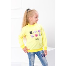 Jumper for girls Wear Your Own 128 Yellow (6069-023-33-5-v8)