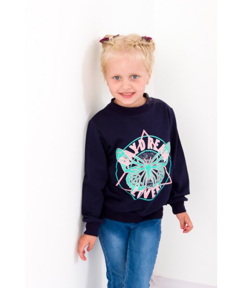 Jumper for girls Wear Your Own 104 Blue (6069-023-33-5-v55)