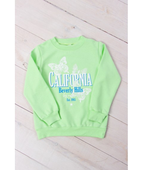 Jumper for girls Wear Your Own 122 Green (6069-023-33-5-v26)