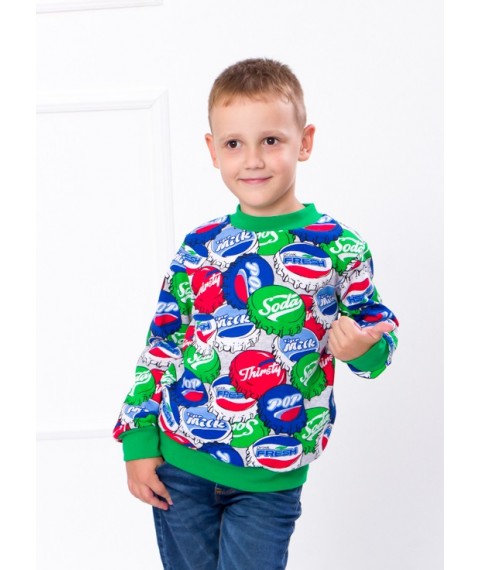 Sweatshirt for a boy Wear Your Own 116 Green (6069-024-4-v2)