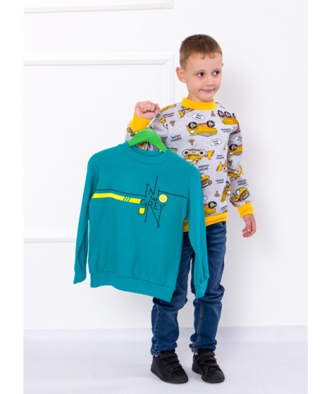 Set of jumpers for a boy (2 pcs.) Wear Your Own 116 Green (6069-4-v13)