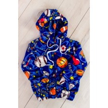 Hoodie for a boy with a zipper Nosy Svoe 98 Blue (6071-035-4-v34)