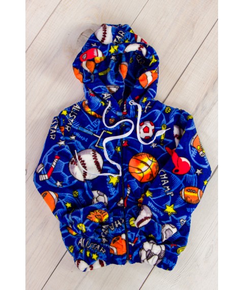 Hoodie for a boy with a zipper Nosy Svoe 98 Blue (6071-035-4-v34)