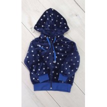 Hoodie for a boy with a zipper Nosy Svoe 86 Blue (6071-035-4-v44)