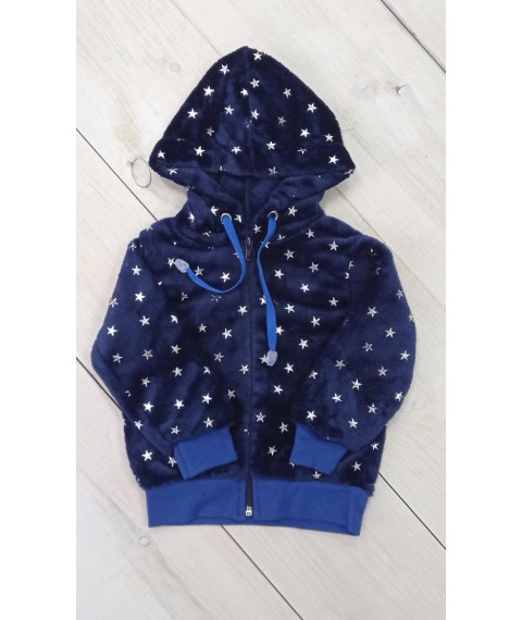 Hoodie for a boy with a zipper Nosy Svoe 86 Blue (6071-035-4-v44)