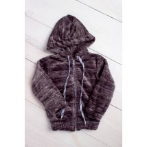 Hoodie for a boy with a zipper Nosy Svoe 86 Gray (6071-035-4-v46)