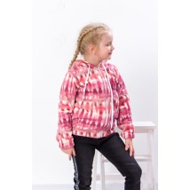 Jumper for girls (with zipper) Wear Your Own 116 Pink (6071-035-5-v64)