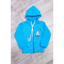 Hoodie for girls Wear Your Own 86 Blue (6071-054-33-5-v0)