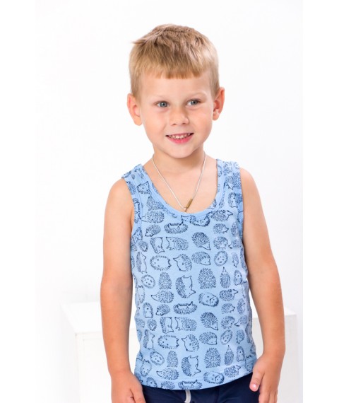 T-shirt for a boy Wear Your Own 134 Blue (6072-002-4-v2)