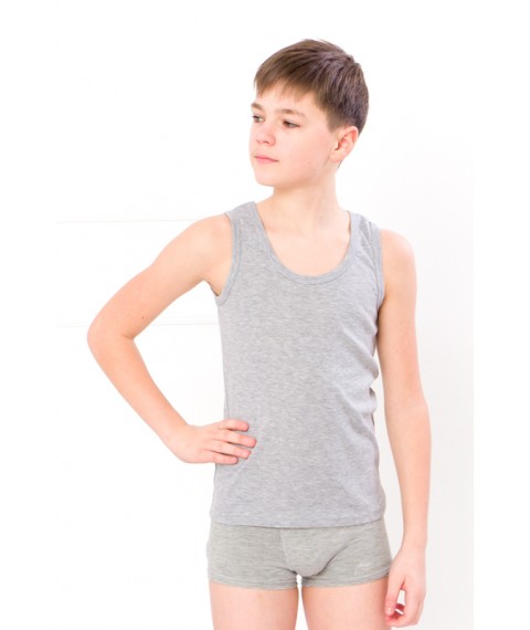 T-shirt for a boy Wear Your Own 164 Gray (6072-008-v6)