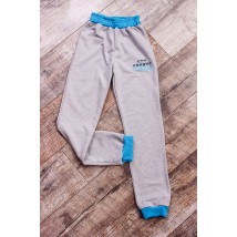 Pants for boys Wear Your Own 146 Gray (6074-023-33-v29)