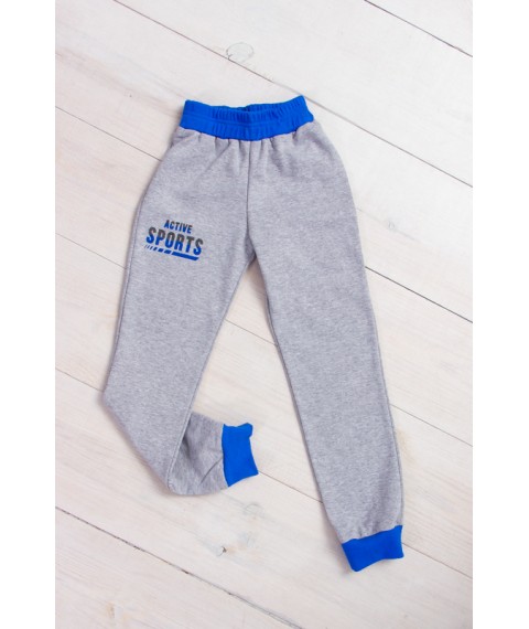Pants for boys Wear Your Own 164 Gray (6074-023-33-v5)