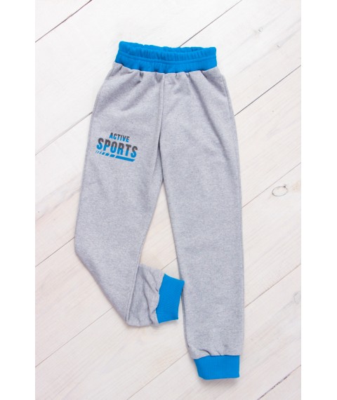 Pants for boys Wear Your Own 146 Gray (6074-023-33-v30)