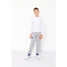 Pants for boys Wear Your Own 158 Gray (6074-023-33-v11)