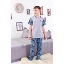 Піжама для хлопчика (підліткова) Носи Своє 158 Синій (6076-002-1-v7)