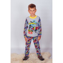 Boys' pajamas Bring Your Own 98 Gray (6076-002-33-4-v13)
