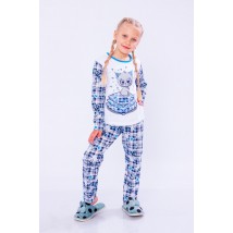 Pajamas for girls Bring Your Own 98 Blue (6076-002-33-5-v19)