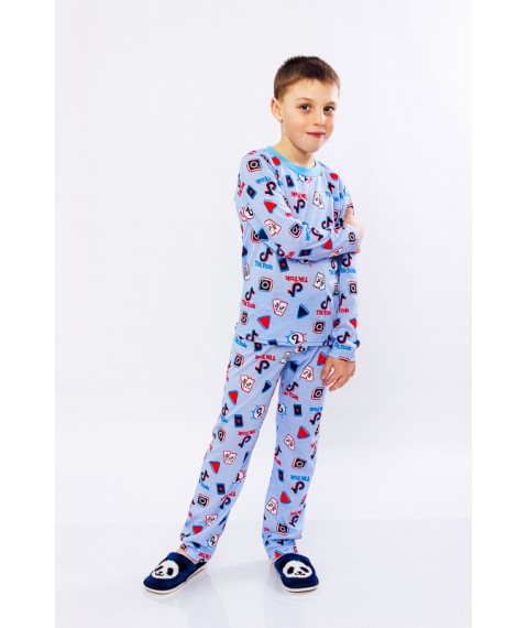 Boys' pajamas Bring Your Own 134 Blue (6076-002-4-v1)
