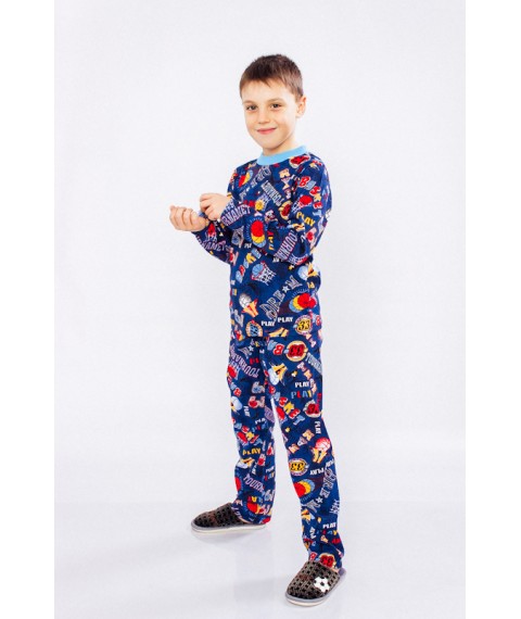 Boys' pajamas Bring Your Own 134 Blue (6076-002-4-v4)