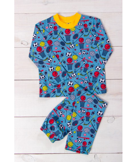 Boys' pajamas Bring Your Own 122 Blue (6076-002-4-v25)