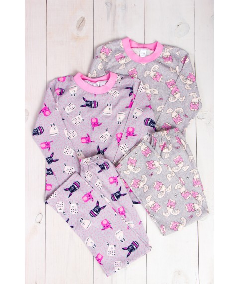 Pajamas for girls Wear Your Own 92 Gray (6076-002-5-v59)