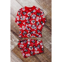 Pajamas for girls Wear Your Own 128 Red (6076-002-5-v18)