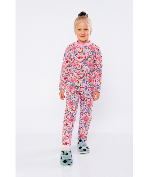 Pajamas for girls Wear Your Own 128 Pink (6076-002-5-v16)