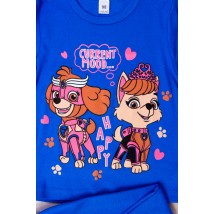 Pajamas for girls Wear Your Own 98 Blue (6076-008-33-5-v5)
