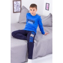 Pajamas for boys (teens) Wear Your Own 140 Blue (6076-015-33-1-v1)