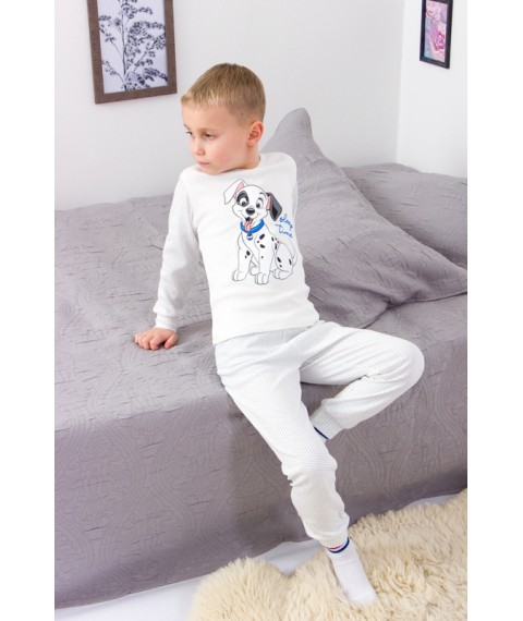 Boys' pajamas Wear Your Own 92 White (6076-016-33-4-v27)