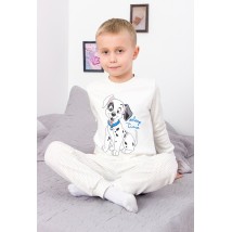 Boys' pajamas Wear Your Own 92 White (6076-016-33-4-v26)