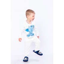 Boys' pajamas Wear Your Own 104 White (6076-016-33-4-v16)