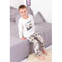 Boys' pajamas Wear Your Own 116 White (6076-016-33-6-v0)