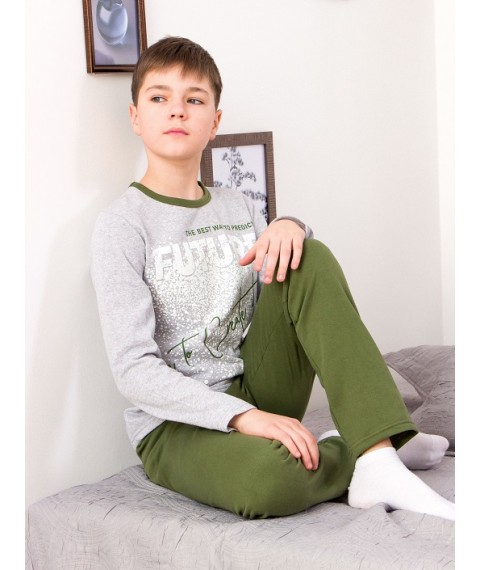 Піжама для хлопчика (підліткова) Носи Своє 152 Зелений (6076-023-33-1-v13)