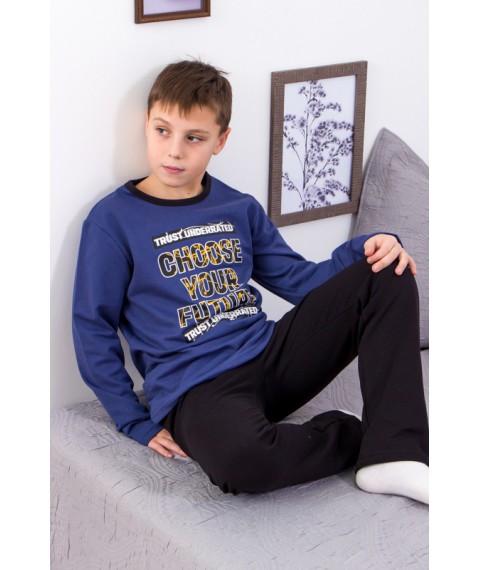 Піжама для хлопчика (підліткова) Носи Своє 158 Синій (6076-023-33-1-v10)