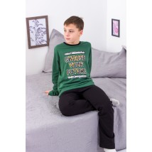 Pajamas for boys (teens) Wear Your Own 146 Green (6076-023-33-1-v38)