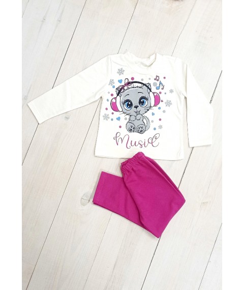 Pajamas for girls Wear Your Own 92 Pink (6076-023-33-5-v42)